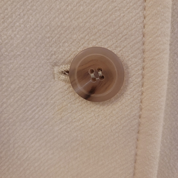 J. CREW Lady Coat Ivory Size 8 Tall - Picture 9 of 12